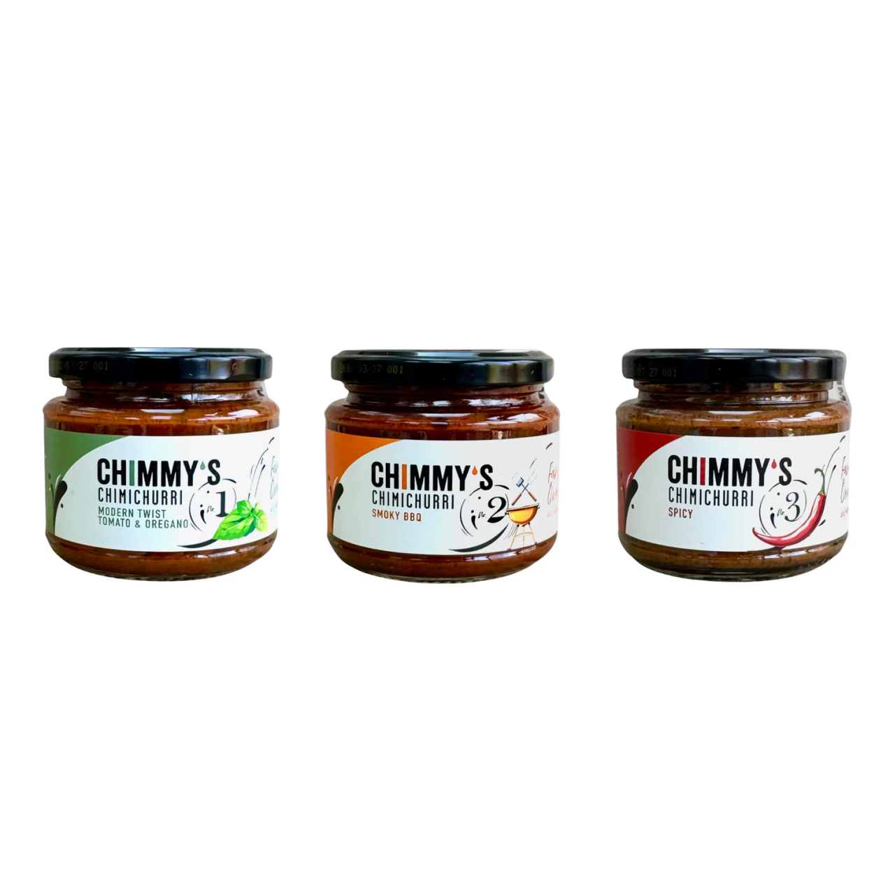 Chimichurri Sauce Gift Set – Triple Threat | Chimmy's – Chimmy's